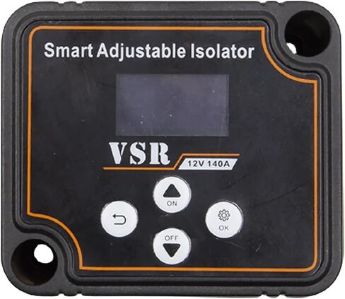 12V 140A Dual Battery Smart Isolator Display VSR Car Relay Voltage Setting Digital Voltage Sensitive Relay for Camper Car RV in Saudi Arabia