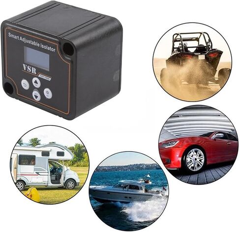 12V 140A Dual Battery Smart Isolator Display VSR Car Relay Voltage Setting Digital Voltage Sensitive Relay for Camper Car RV in Saudi Arabia