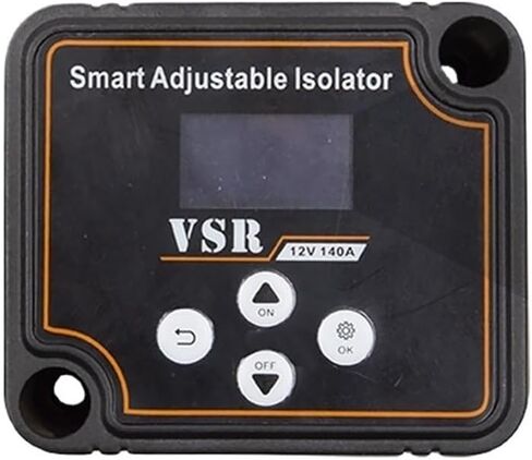 12V 140A Dual Battery Smart Isolator Display VSR Car Relay Voltage Setting Digital Voltage Sensitive Relay for Camper Car RV in Saudi Arabia