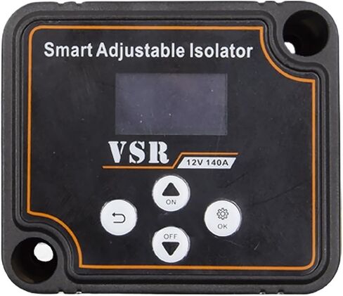 12V 140A Dual Battery Smart Isolator Display VSR Car Relay Voltage Setting Digital Voltage Sensitive Relay for Camper Car RV in Saudi Arabia