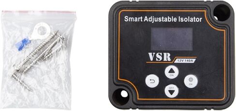 12V 140A Dual Battery Smart Isolator Display VSR Car Relay Voltage Setting Digital Voltage Sensitive Relay for Camper Car RV in Saudi Arabia