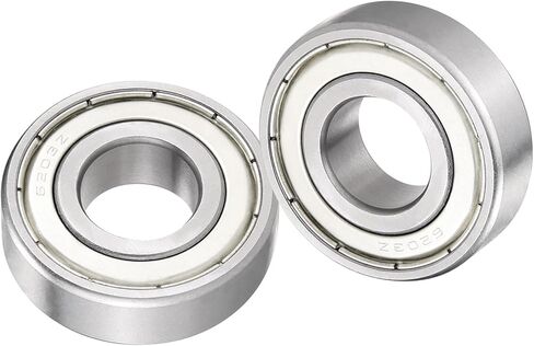 1 قطعة 6004Z محامل كروية ذات أخدود عميق - [20 مم × 42 مم × 12 مم] كرات فولاذية من الكروم للمحركات وصناديق التروس لأداة الآلة، درع واحد in Kuwait