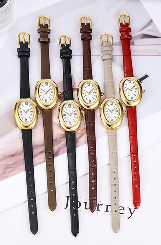 MASTOP Bracelet Watch for Women - Elegant 24mm Oval Dial Bangle Watch - Gold Jewelry Style Quartz Wristwatch - Gift for Her in Saudi Arabia