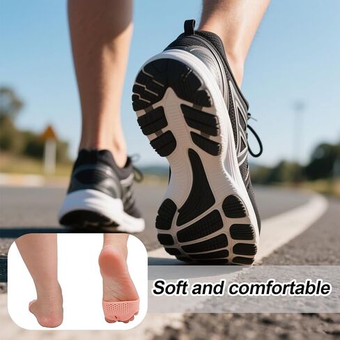 4pcs Toe Separators,Ball of Foot Cushion Pads,Soft Comfort Silicone Toe Spacers Skin Color Dividers with Breathable Holes Foot Cushion Reusable Tool for Men Women in Saudi Arabia