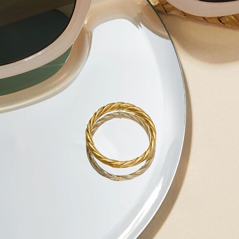 مجموعة نقية من Ross-Simons 14kt الذهب الأصفر الملتوية in Kuwait