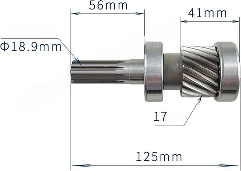 NEW Rear Axle One Shaft Gear Shaft 10-tooth 1019237-01 101923701 Compatible for Golf Cart car DS in Saudi Arabia