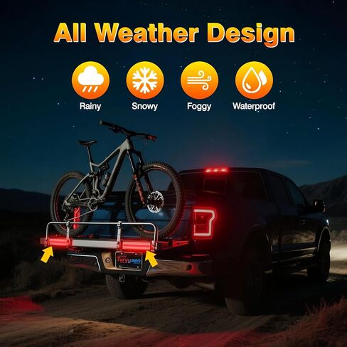 15 بوصة LED مقطورة مقطورة شرائط ضوء الفرامل ، 2 PCS Universal Red Turn Signal Lights Bar ، DC 12V Aluminium Brake Tail Light for Trainer Truck Camper Minivans Pickup RV in Kuwait