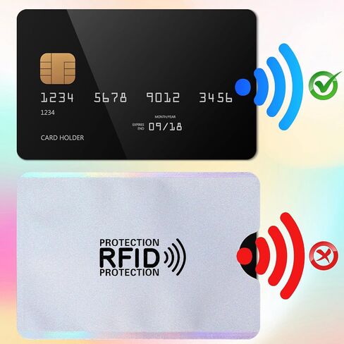 20 Pack RFID حظر الأكمام ، حماة بطاقات الائتمان بالليزر ، حامل بطاقة هوية رمادية. in Saudi Arabia