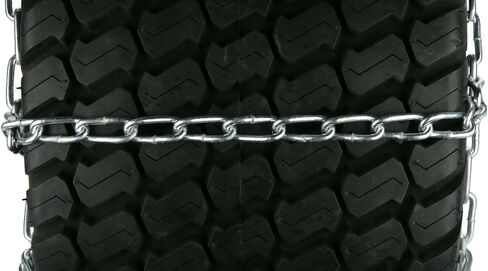 زوج ROP Shop من 4 سلاسل إطارات الرابط 22.5x12x9 لجون ديري لاون جزازة ، جرار الحديقة in Saudi Arabia
