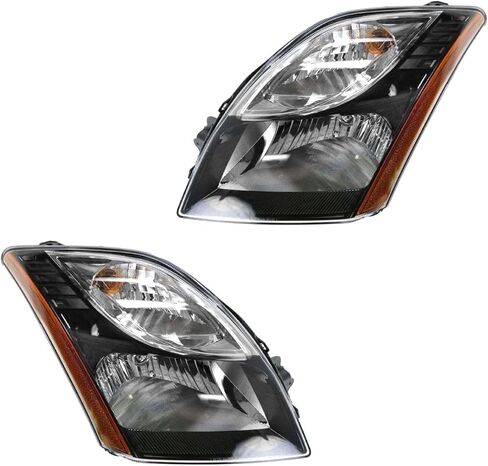 Headlight Headlamp Set of 2 for Nissan for Sentra SE-R/SE-R V/ 10-12 Clear Front Left Right NI2501193 NI2502193 in Saudi Arabia