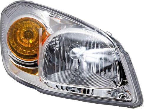 المصابيح الأمامية المصابيح الأمامية مع chrome bezel يسار ومجموعة 2pcs amber الزاوية مصباح ل Chevy لكوبالت 2005-2010 ، ل pontiac for g5 2007-2009 للتسعى 2005-2006 GM2503251 114-01234BR in Saudi Arabia
