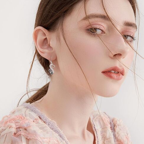 Bee Earrings Sterling Silver Hoop Earrings Bee Dangle Earrings Jewelry Mothers Day Birthday Gifts for Women Girlfriend in Kuwait