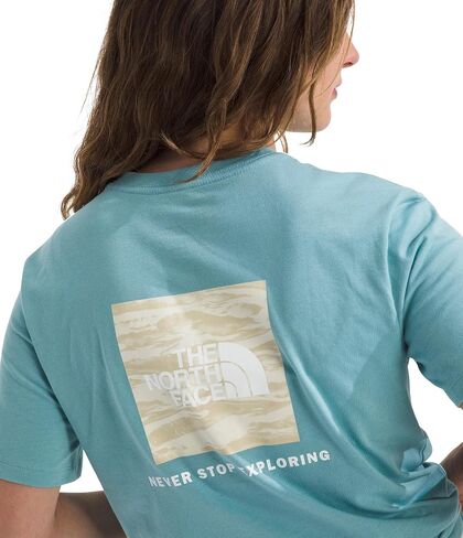 THE NORTH FACE Women's Evolution Edge of Light Box NSE Short-Sleeve Tee | Regular Fit Cotton Shirt with Logo Graphic in Saudi Arabia