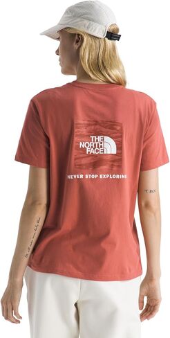 THE NORTH FACE Women's Evolution Edge of Light Box NSE Short-Sleeve Tee | Regular Fit Cotton Shirt with Logo Graphic in Saudi Arabia
