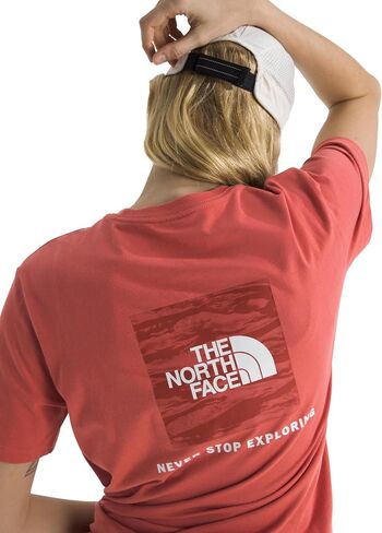 THE NORTH FACE Women's Evolution Edge of Light Box NSE Short-Sleeve Tee | Regular Fit Cotton Shirt with Logo Graphic in Saudi Arabia