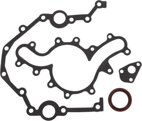 غلاف توقيت محرك مجموعة طوقا TCS45291 لفورد لـ Ranger 1990-2000 Cover Cover Cover Gasket Long-Unding Sealing Metal 1 مجموعة أسود in Kuwait