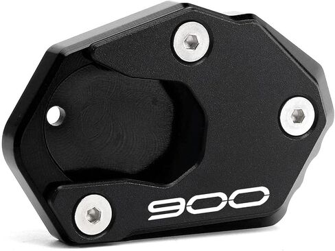 CNC Motorcycle Kickstand Pad Foot Side Stand Extension Support Plate Pad Compatible with 2025 Z900 RS SE Z 900 Z900RS Z900SE 2017-2023 2024 2025 (Black) in Saudi Arabia