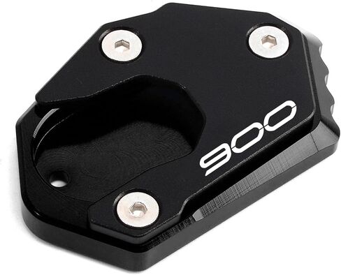 CNC Motorcycle Kickstand Pad Foot Side Stand Extension Support Plate Pad Compatible with 2025 Z900 RS SE Z 900 Z900RS Z900SE 2017-2023 2024 2025 (Black) in Saudi Arabia