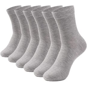 HHX Yonlee Crew Socks للرجال والنساء-حجم 6-9 10-13 ، مزيج من القطن الناعم ، أخمص القدمين السلس ، الجوارب المتوسطة للجنسين. in Kuwait