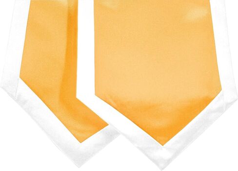 GradClassical Plain Graduation Stole Classic End With Trim Unisex Adult 72" in Saudi Arabia