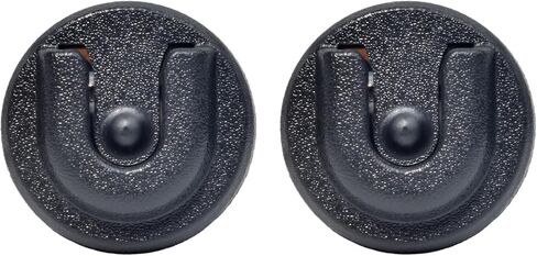 Universal Mobile Ham CB Radio Microphone Hanger with Adhesive Back，Round Knob Mic Hang Up Clip for Motorola Kenwood Midland Walkie Talkie Speaker Mic (Wood Color, 2 Pcs) in Kuwait