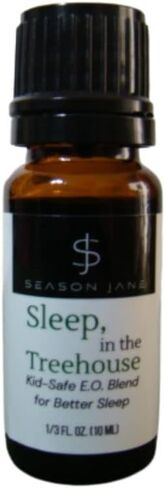 موسم جين سين في Treehouse 10 مل (1/3 أوقية). Kid Safe Smarent Oil Blend من أجل نوم أفضل. رائحة العشبية الطازجة والترابية. صنع في الولايات المتحدة. in Kuwait