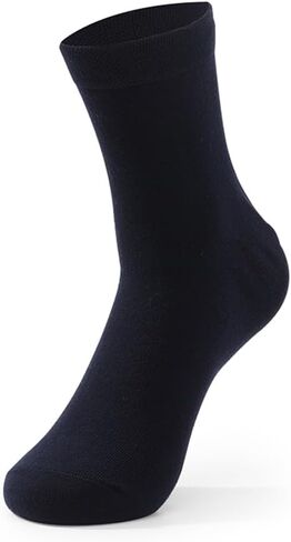 HHX YONLEE Crew Socks for Men & Women – Size 6-9 10-13, Soft Cotton Blend, Seamless Toe, Breathable Unisex Mid-Calf Socks in Kuwait