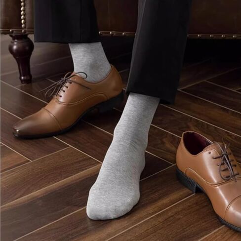 HHX Yonlee Crew Socks للرجال والنساء-حجم 6-9 10-13 ، مزيج من القطن الناعم ، أخمص القدمين السلس ، الجوارب المتوسطة للجنسين. in Kuwait