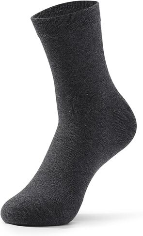 HHX YONLEE Crew Socks for Men & Women – Size 6-9 10-13, Soft Cotton Blend, Seamless Toe, Breathable Unisex Mid-Calf Socks in Kuwait