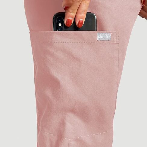 niaahinn Scrubs Set for Women & Men Nurse Professionals Uniforms Set Unsex V Neck Top & Pocket With Pants (7 Colors) in Saudi Arabia