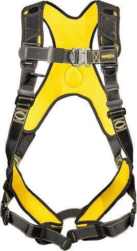 Guardian 21045 Cyclone Harness with QC Chest/QC Leg/No Waist Belt/Non Construction, Black/Yellow in Saudi Arabia