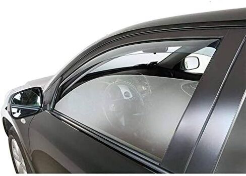 OMAC Front Bug Shield Hood Deflector Guard for Land Rover LR2 2008-2015 Black Smoke in Kuwait