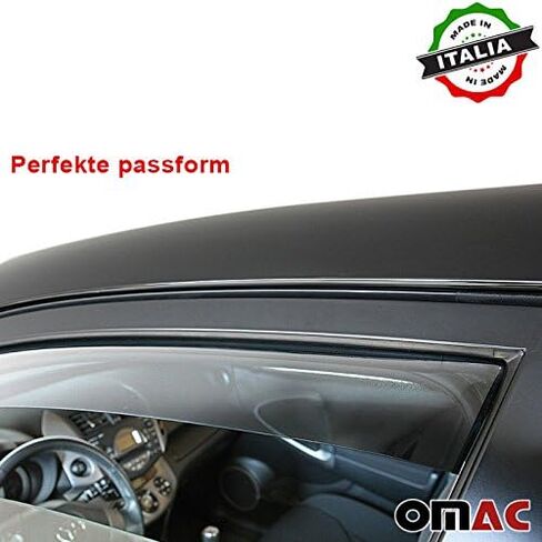 OMAC Front Bug Shield Hood Deflector Guard for Land Rover LR2 2008-2015 Black Smoke in Kuwait
