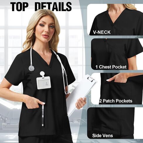 مجموعات فرك Geyoga 2 Pack for Women v الرقبة والركض السراويل الفرك in Saudi Arabia