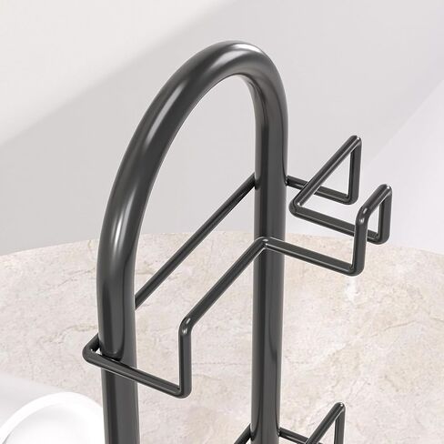 المنظم المعدني للنقامة الشمسية ، حامل نظارات ، حامل نظارات ، تخزين النظارات الشمسية ، إطار رف معدني لـ 5 أزواج (1 ، أسود) in Kuwait