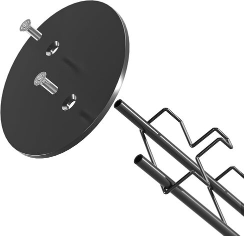 المنظم المعدني للنقامة الشمسية ، حامل نظارات ، حامل نظارات ، تخزين النظارات الشمسية ، إطار رف معدني لـ 5 أزواج (1 ، أسود) in Kuwait