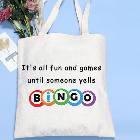 Bingo Lover Gambler Gift Bingo Makeup Bag Bingo Cosmetic Bag Organizer Pouch Bingo Player Gift in Saudi Arabia
