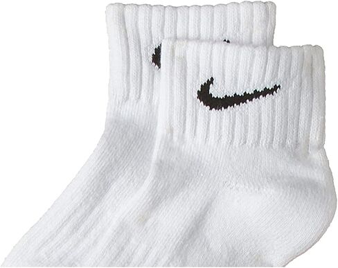 Nike Cushioned Ankle Socks (3 Pairs) - White/Black in Kuwait