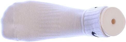 Nike Cushioned Ankle Socks (3 Pairs) - White/Black in Kuwait