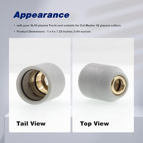 9-0094 9-0096 SL40 Torch Plasma Electrode Tip fit Thermal Dynamics Cutmaster 42/12+ Plasma Cutter SL40 Plasma Torch Consumables 10pcs in Kuwait