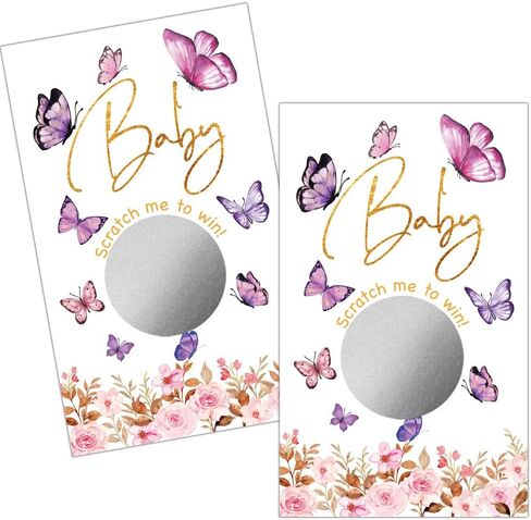 50 حزمة من لعبة استحمام الطفل للخدش، بطاقة خدش للأطفال الآيس كريم لألعاب اليانصيب لحفلة عيد ميلاد الطفل، حفلة كشف الطفل، إعلان الحمل، نشاط وفكرة استحمام الطفل in Kuwait