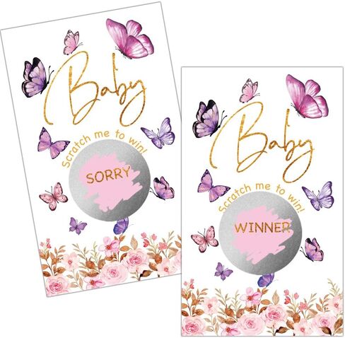 50 حزمة من لعبة استحمام الطفل للخدش، بطاقة خدش للأطفال الآيس كريم لألعاب اليانصيب لحفلة عيد ميلاد الطفل، حفلة كشف الطفل، إعلان الحمل، نشاط وفكرة استحمام الطفل in Kuwait