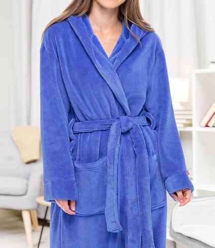 Alexander Del Rossa Women's Plush Fleece Robe with Hood, Warm Bathrobe 3X-4X Bengal Tiger Limited Edition (A0116A134X) in Saudi Arabia