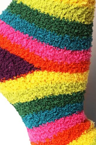 Yacht & Smith 48 PAIRS Womens Wholesale Bulk Warm And Cozy Fuzzy Socks, Colorful Winter Sock in Saudi Arabia