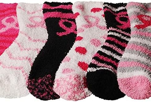 Yacht & Smith 48 PAIRS Womens Wholesale Bulk Warm And Cozy Fuzzy Socks, Colorful Winter Sock in Saudi Arabia