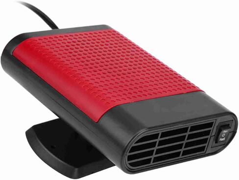 12 فولت 12V نافذة سخان النافذة المحمولة الزجاج الأمامي defroster demister (أحمر أسود) in Saudi Arabia