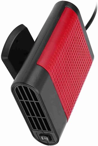 12 فولت 12V نافذة سخان النافذة المحمولة الزجاج الأمامي defroster demister (أحمر أسود) in Saudi Arabia