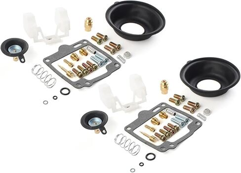 2 Sets Motorcycle Carburetor Repair Rebuild Kit Compatible with XV750 1988-1997 XV1100 1988-1999 Universal in Saudi Arabia