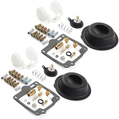 2 Sets Motorcycle Carburetor Repair Rebuild Kit Compatible with XV750 1988-1997 XV1100 1988-1999 Universal in Saudi Arabia