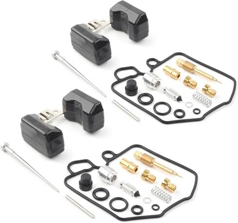 2 Sets Motorcycle Carburetor Cards Rebuild Repair With Float Kit Compatible CX500 GL500 1978 1979 GX GL 500 Universal in Kuwait